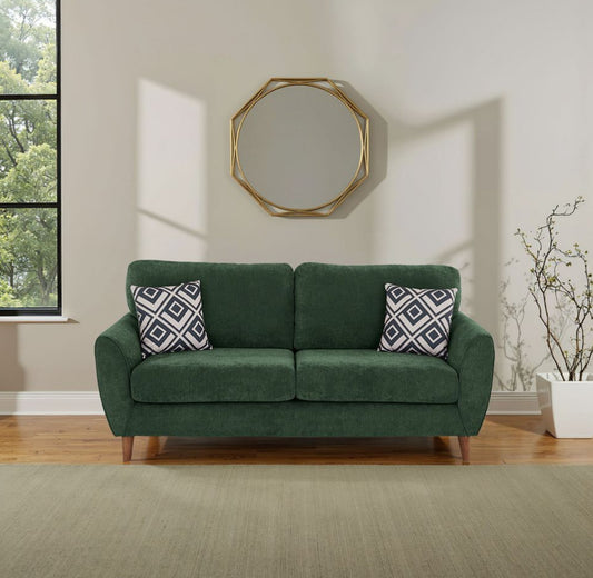 Milner 3 Seater Sofa Teal | Oak Furnitureland