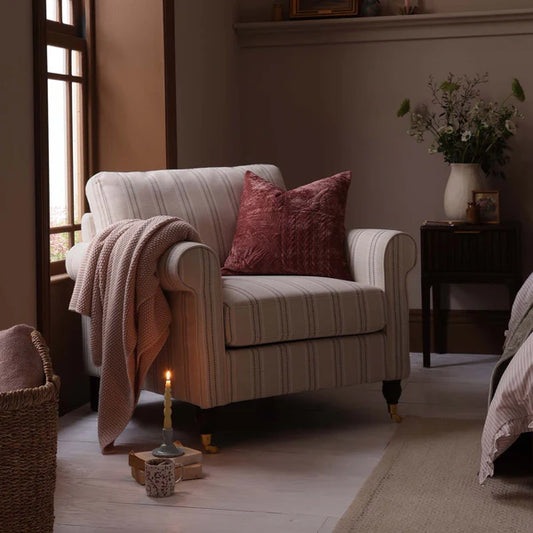 Dusk Sicily Armchair in Stripe