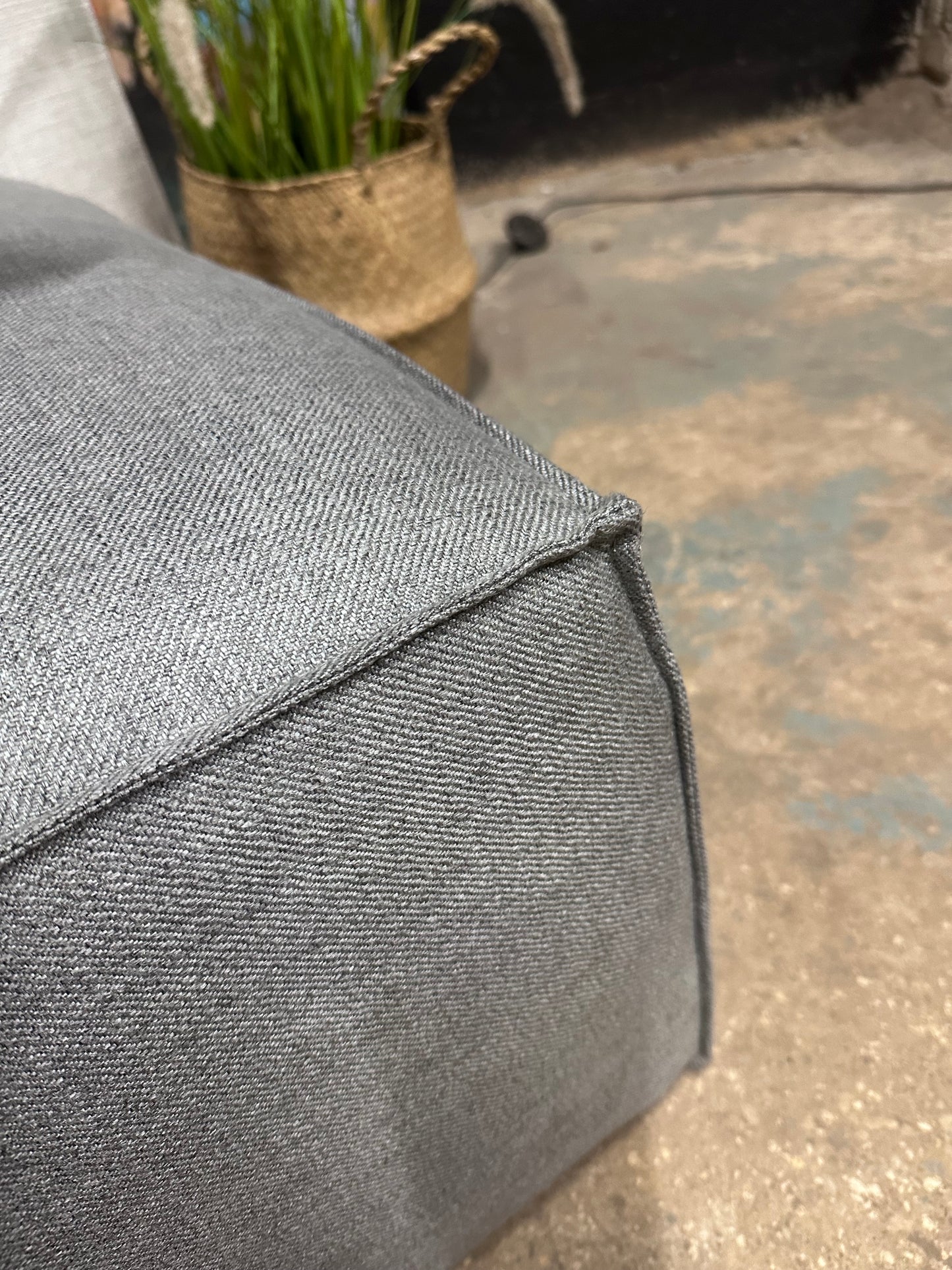 Modular 3 Seater Sofa in Pebble Grey - New