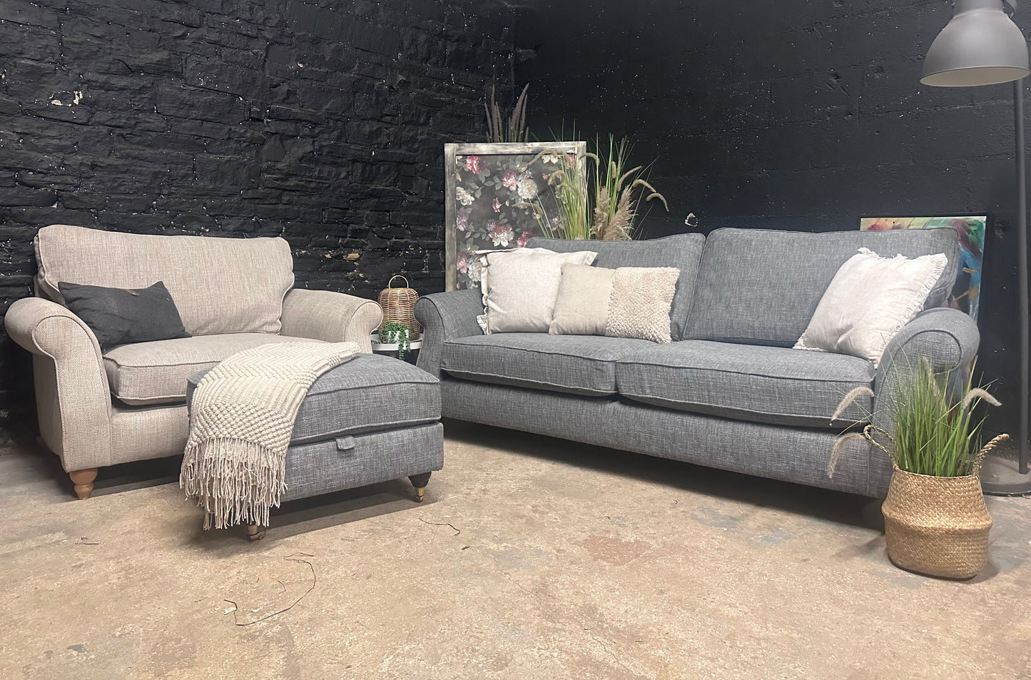 Next Ashford Love Seat | Neutral
