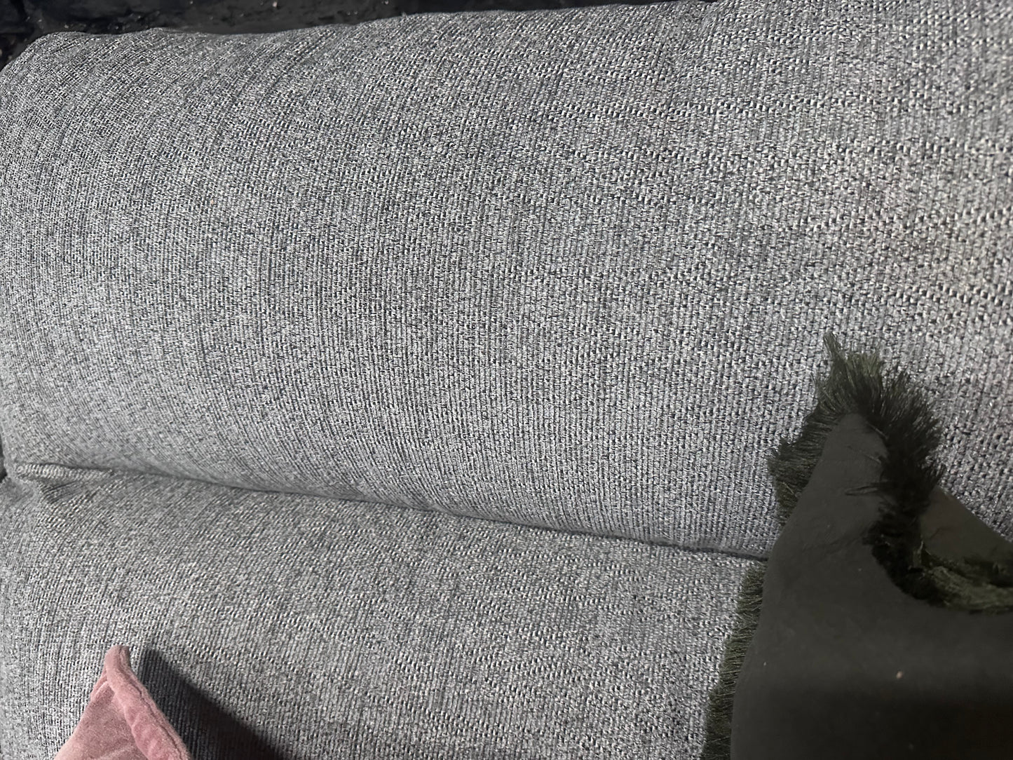 NEW Morgan Santos Steel grey 3 Seater Split modular Sofa | Oak Furniture Land