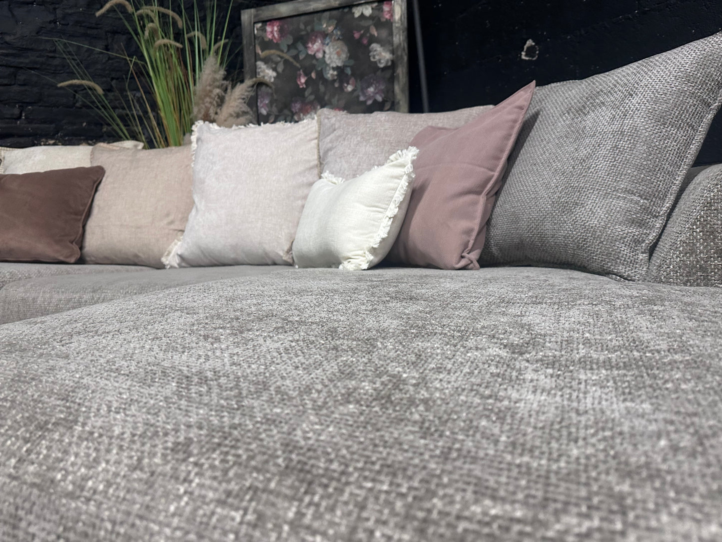 Sofology U Shape Cinema Sofa Stone/Mink