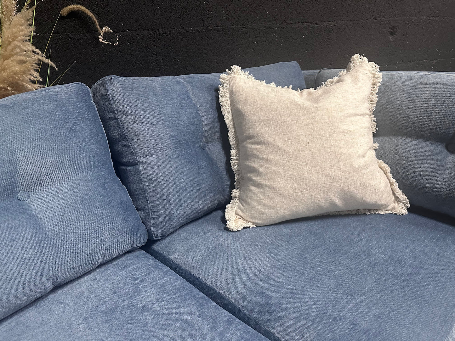 New John Lewis Sofa Bed - Blue Aqua Velvet