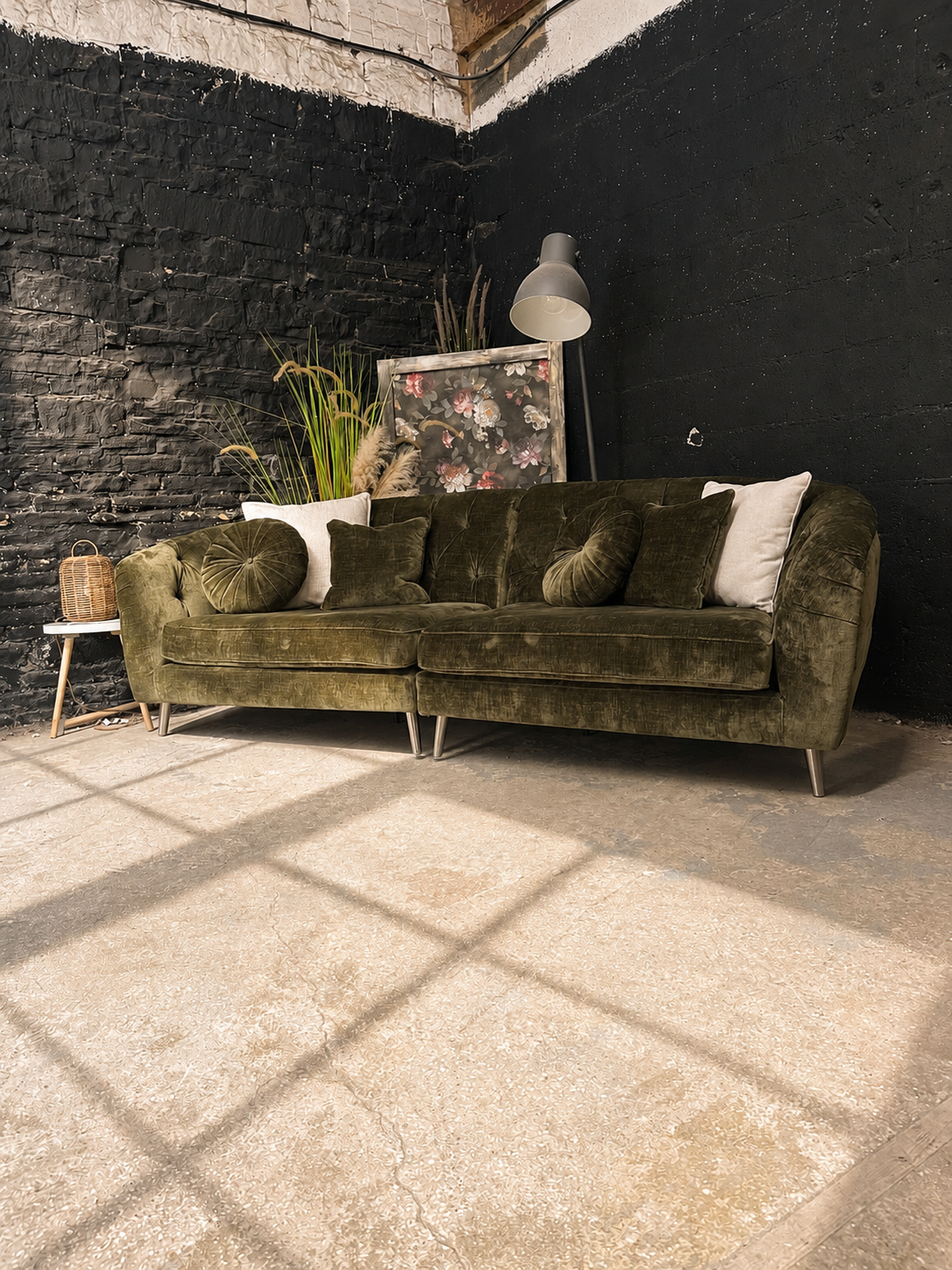 Sofology Split 4 Seater - Olive