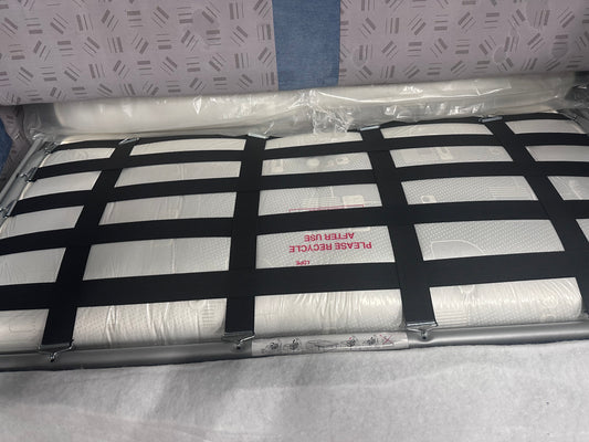 New John Lewis Sofa Bed - Blue Aqua Velvet