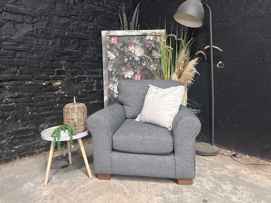 Storm Grey Armchair - Very