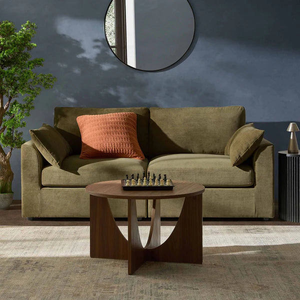 Dusk Miami Split 2 Seater Sofa - Olive