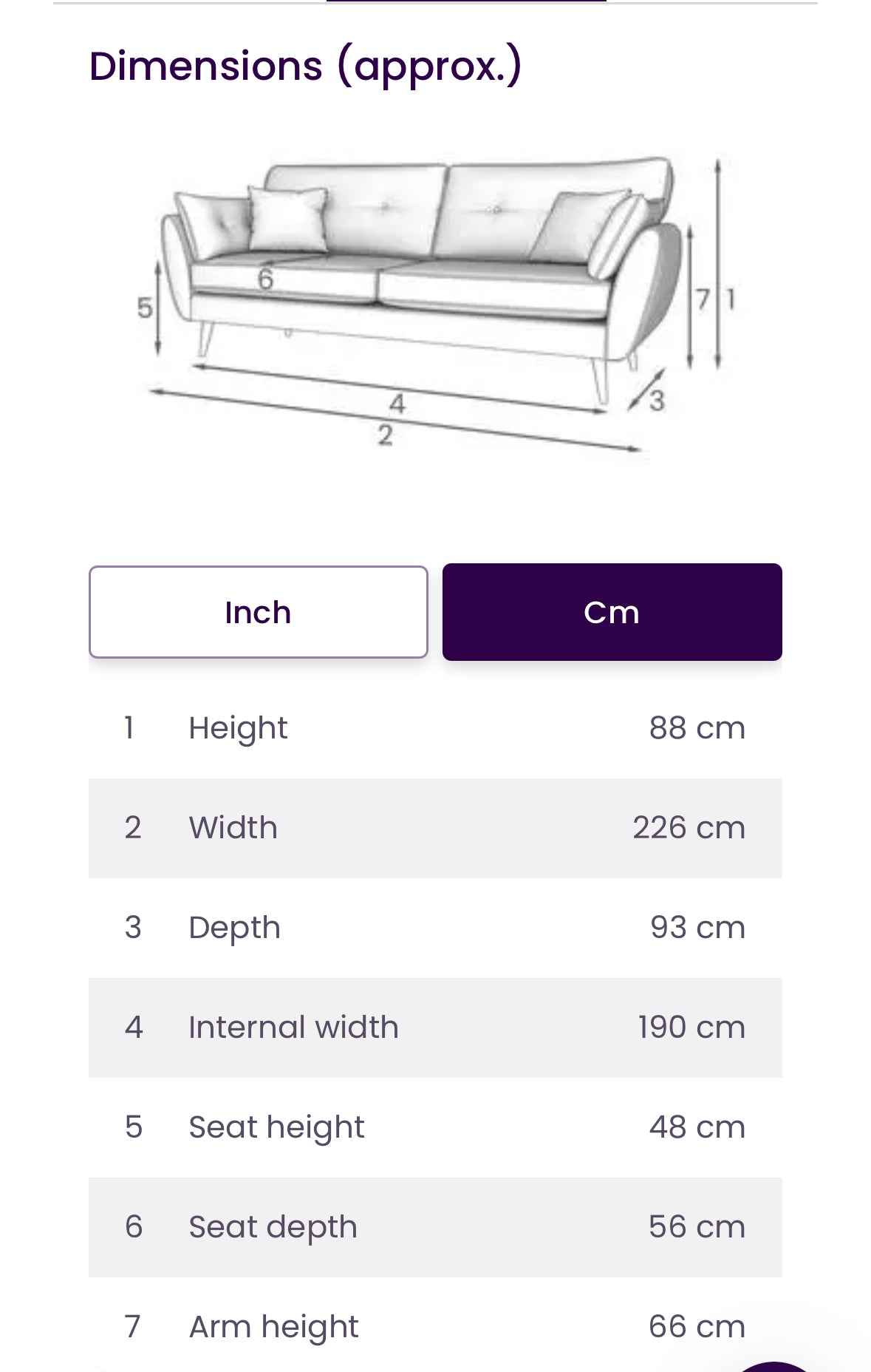 Dfs Zinc 4 Seater Sofa | Grey