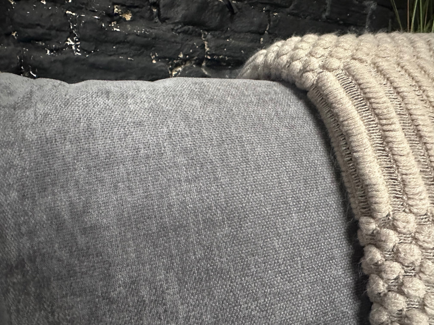 Scandi Grey 3 Seater Sofa - Brand New