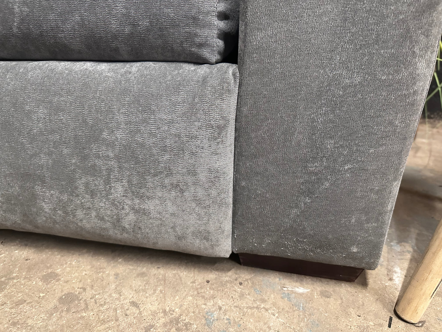 Silver Grey 3 Seater Sofa