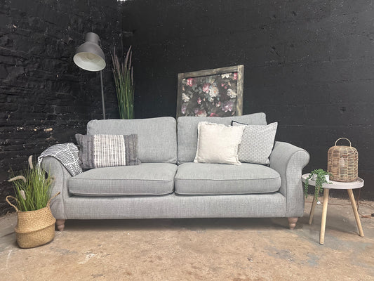 Next Ashford Grey 3/4 Seat Sofa