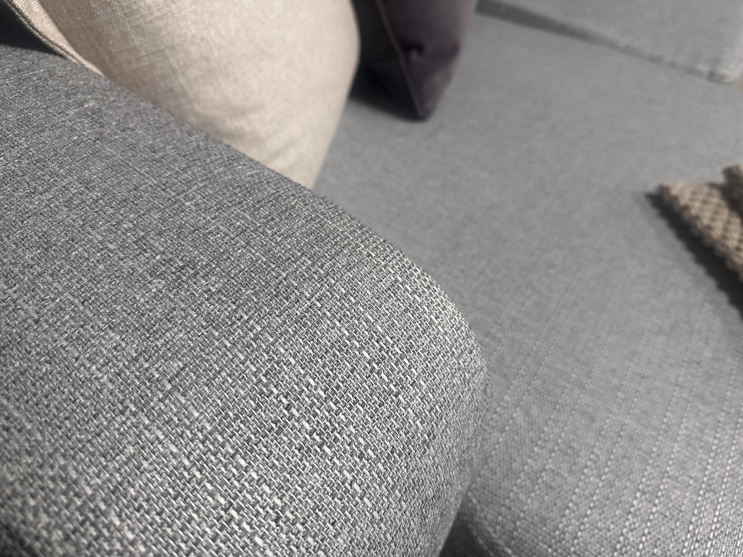 DFS Light Grey Chaise Sofa