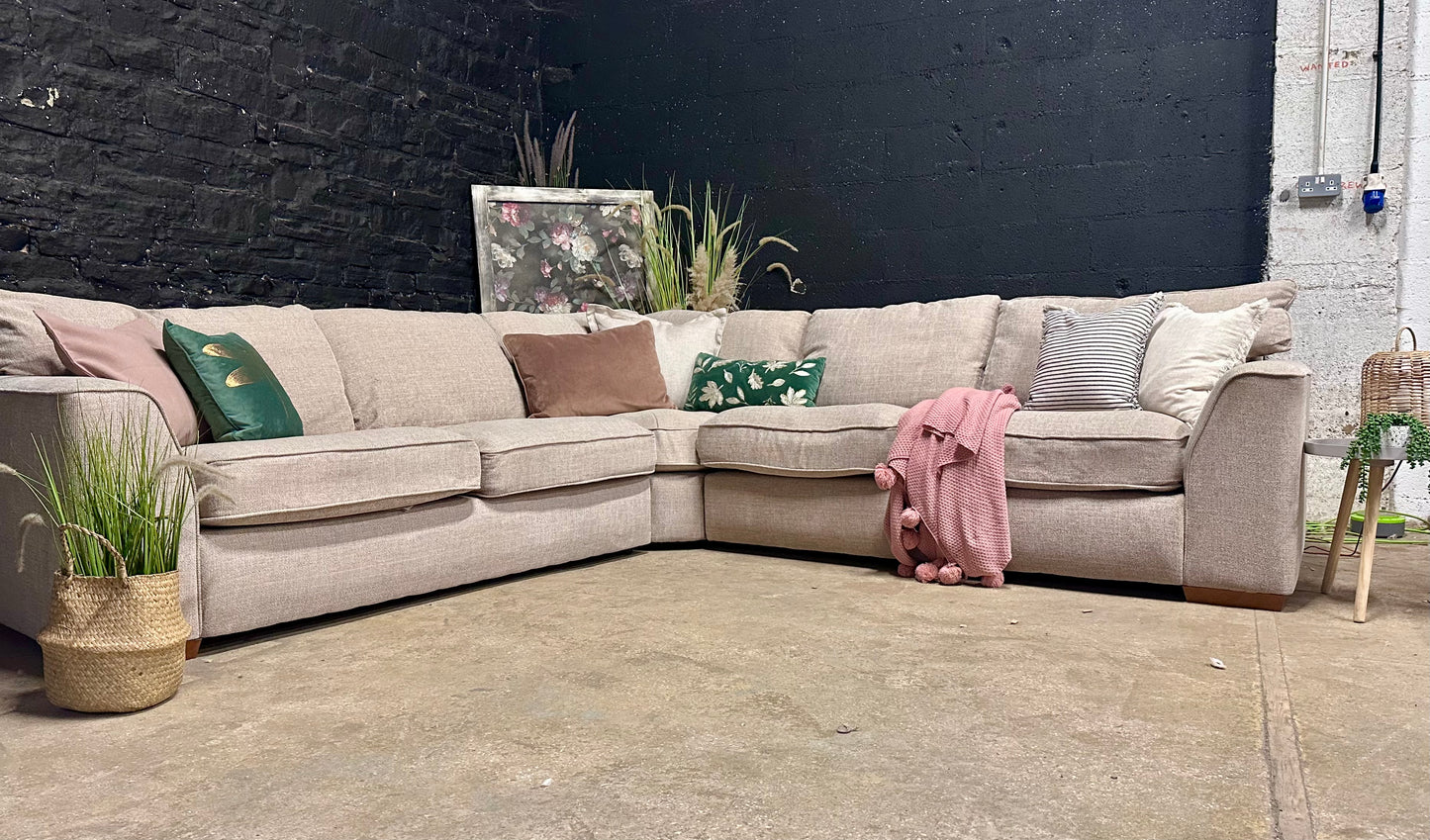 Furniture Village Even Sided Corner Sofa