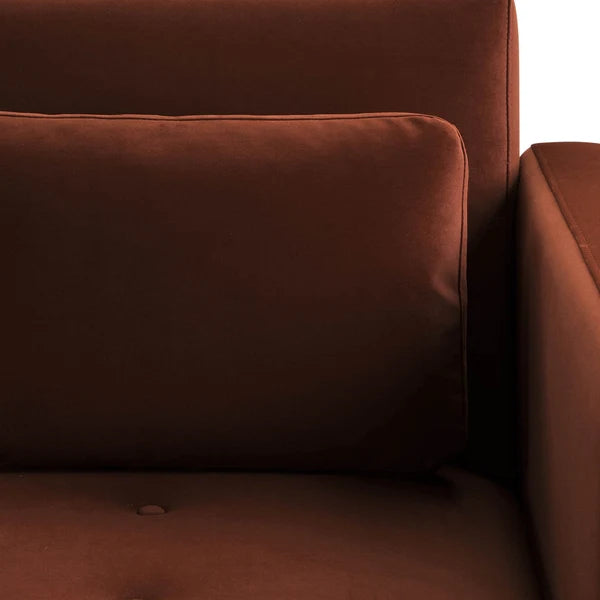 Dusk Hudson Click Clack Sofa Bed - Terracotta