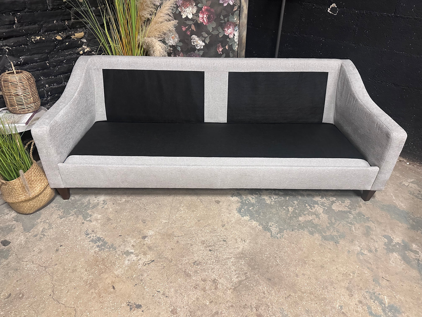 Dusk 3 Seater stone pale grey sofa
