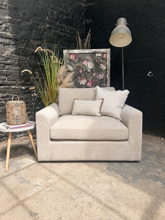 Dusk Miami Loveseat - Chenille Oatmeal