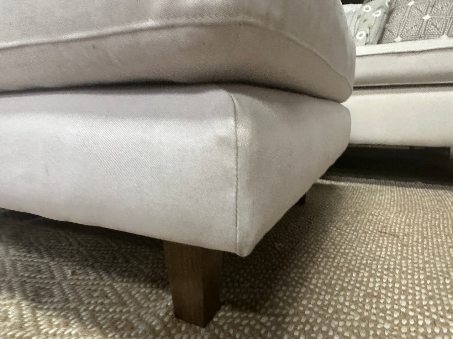 Large Sofa.com Footstool in Clever Cotton | Brand New