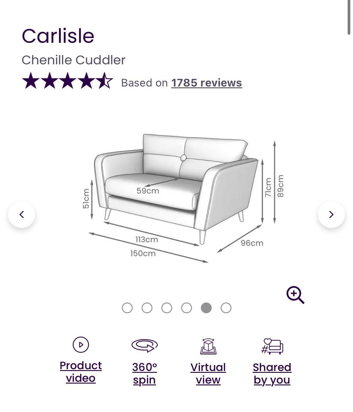 Carlisle Cuddler by French Connection in Beige