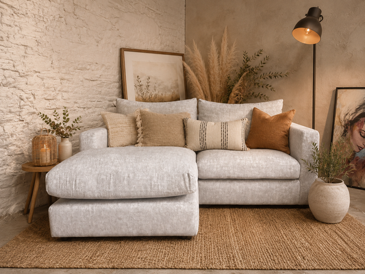 Malvern 3 Seater Left Hand Chaise Sofa