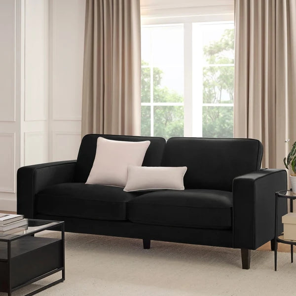 Dusk Soho 3 Seater Sofa in Ink Velvet