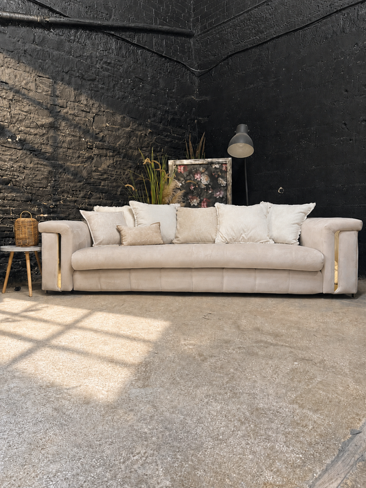 Sofology The Oscar in Super Matt Velvet Ecru