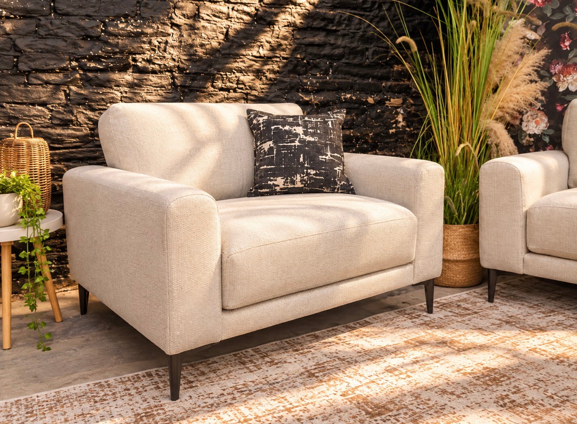 Dusk 2 Seater and Loveseat set - Cream