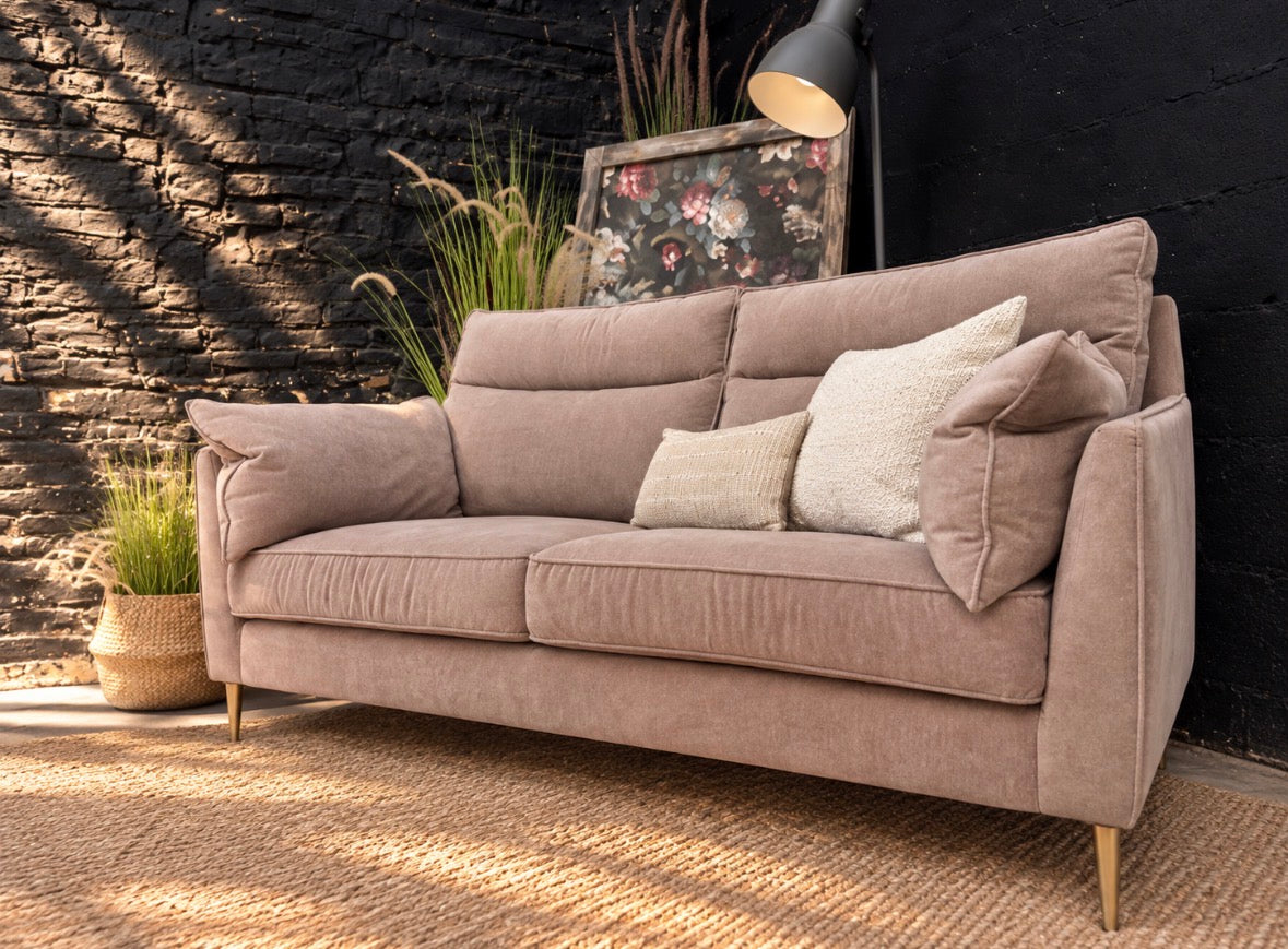 Luxury Siren Medium Alice Sofa in Vintage Velvet Ballerina