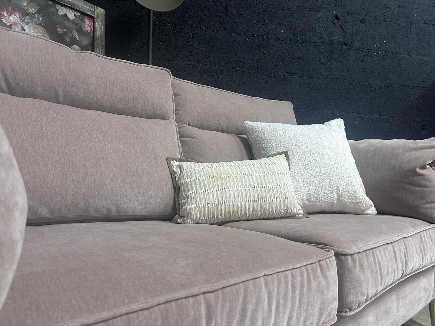 Luxury Siren Medium Alice Sofa in Vintage Velvet Ballerina