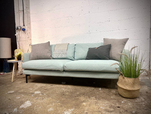 Made.com Green/GreyMiro 3 seater sofa