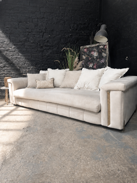 Sofology The Oscar in Super Matt Velvet Ecru