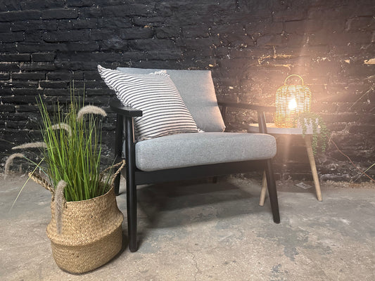 RIVET OCCASIONAL CHAIR, Grey