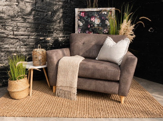 DFS New Studio Cuddler Sofa - Espresso