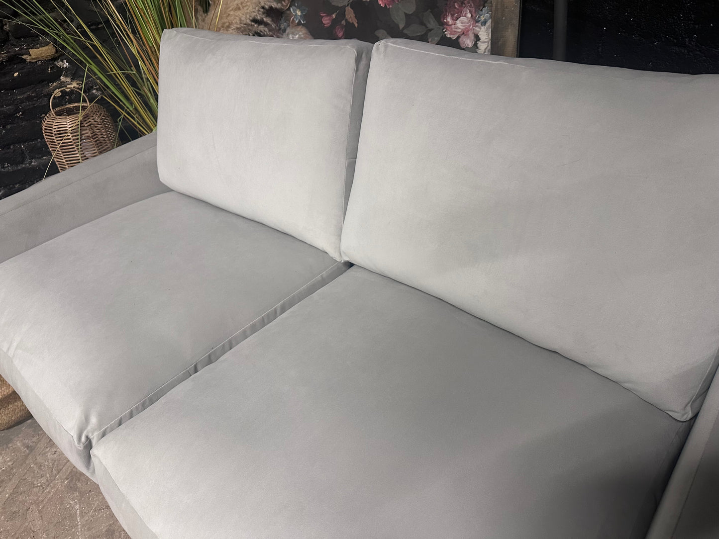 Willow and Hall Foxham 2 Seater Sofa in Whisper Velvet