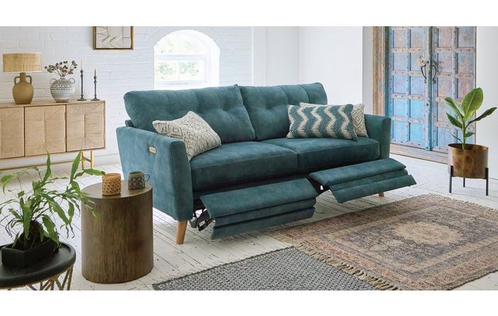 Dfs New Studio 3 Seater Motion Sofa in Ocean