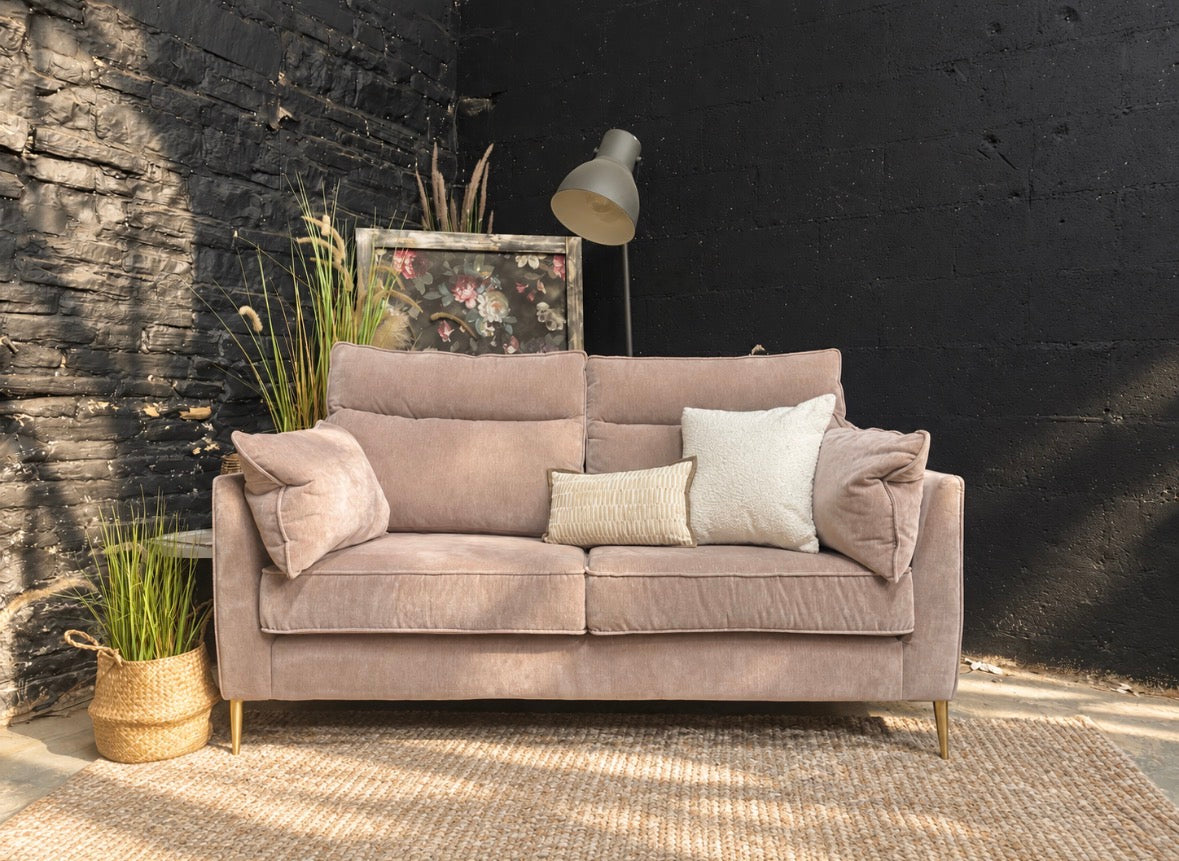 Luxury Siren Medium Alice Sofa in Vintage Velvet Ballerina