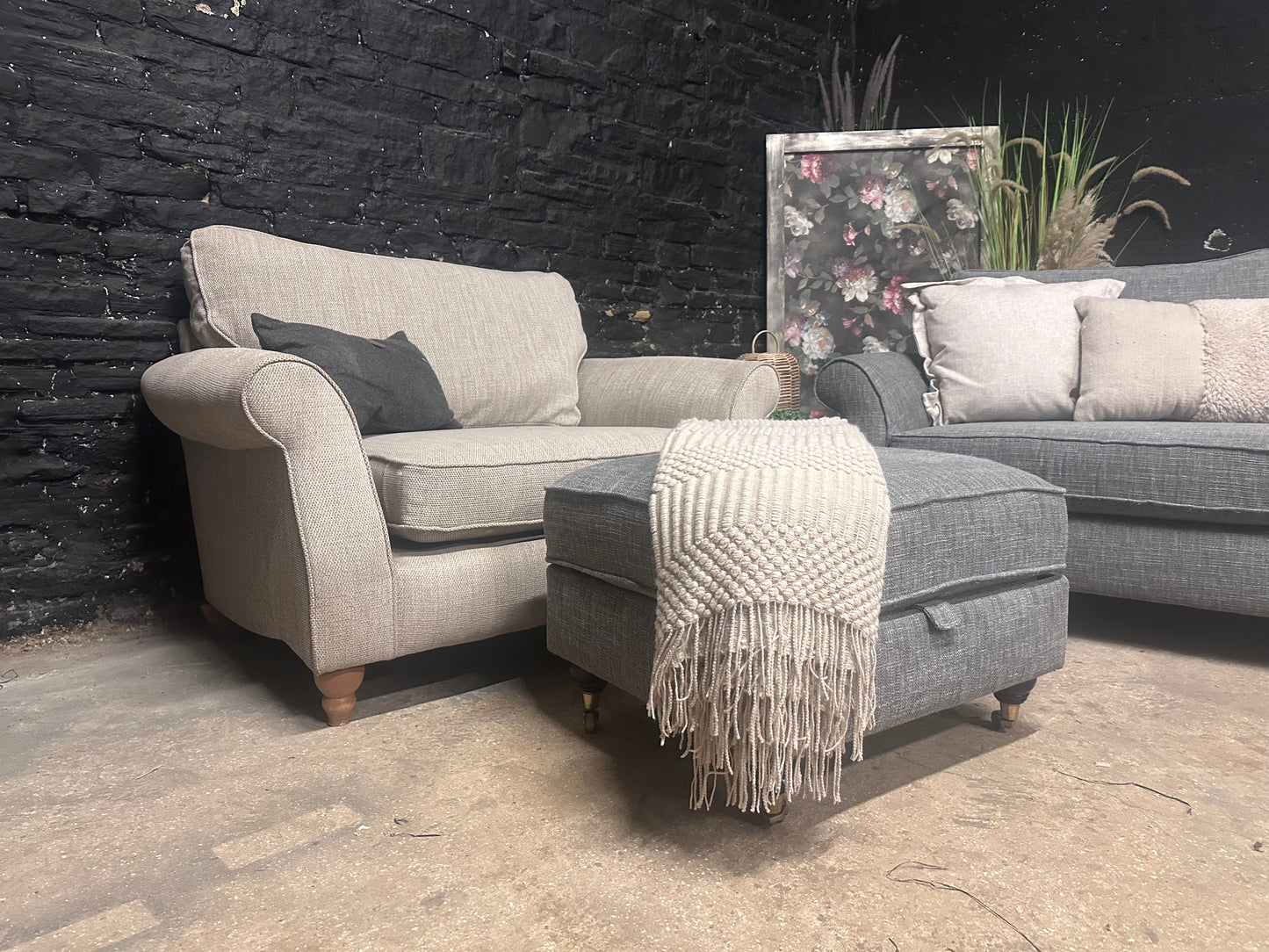 Next Ashford Love Seat | Neutral
