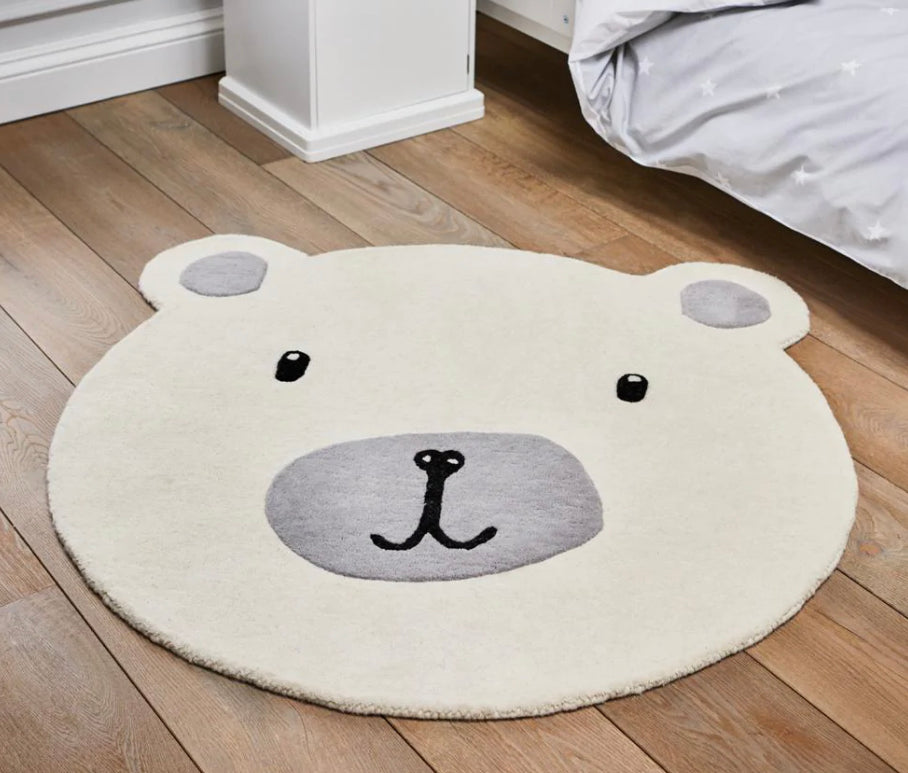 Big Bear Nursery Rug | Hand tufted Wool